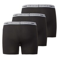 BALDESSARINI mens boxer shorts, 3-pack - Cyclists, underwear, pants, cotton, logo Black S (Small)