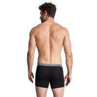 BALDESSARINI mens boxer shorts, 3-pack - Cyclists, underwear, pants, cotton, logo Black S (Small)