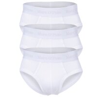 Marc O Polo Herren Slip, 3er Pack - Brief, Unterwäsche, Organic Cotton Stretch, einfarbig Weiß 2XL