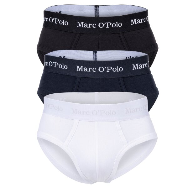 Marc O Polo mens briefs, 3-pack - Brief, Underwear, Organic Cotton Stretch, solid colour