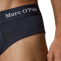 Marc O Polo Herren Slip, 3er Pack - Brief, Unterwäsche, Organic Cotton Stretch, einfarbig Schwarz/Navy/Weiß M