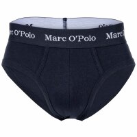 Marc O Polo Herren Slip, 3er Pack - Brief, Unterwäsche, Organic Cotton Stretch, einfarbig Schwarz/Navy/Weiß M