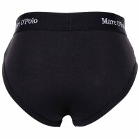Marc O Polo mens briefs, 3-pack - Brief, Underwear, Organic Cotton Stretch, solid colour Black/Navy/White M (Medium)