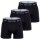 Marc O Polo Herren Boxer Shorts, 3er Pack - Boxer,Organic Cotton Stretch Schwarz L