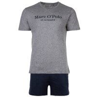 Marc O Polo mens pyjamas - 2-piece pyjama set, short, round neck, organic cotton