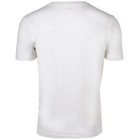 Marc O Polo mens pyjamas - 2-piece pyjama set, short, round neck, organic cotton White/Dark Blue L (Large)