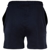 Marc O Polo mens pyjamas - 2-piece pyjama set, short, round neck, organic cotton White/Dark Blue L (Large)