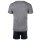 Marc O Polo mens pyjamas - 2-piece pyjama set, short, round neck, organic cotton Grey/Dark Blue 2XL (2X-Large)