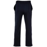 Marc O Polo Herren Schlafanzug - 2-tlg. Set, lang, Rundhalsausschnitt, Organic Cotton Grau/Dunkelblau XXL