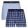 GANT mens woven boxer shorts, 2-pack - Woven Boxer, cotton, checked pattern