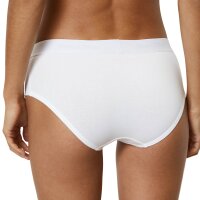 Marc O Polo ladies panties, 3-pack - Logo waistband, Organic Cotton Stretch, Basic White S (Small)