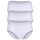 Marc O Polo ladies panties, 3-pack - Logo waistband, Organic Cotton Stretch, Basic White S (Small)
