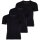 Marc O Polo mens T-shirt, 3-pack - Shirt, V-neck, Organic Cotton Stretch