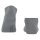 FALKE Ladies Sneaker Socks - Sensitive London, Cotton, Cuffs, Logo, unicolored, short Gray 35-38