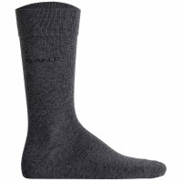 GANT Herren Socken, 6er Pack - Soft Cotton Socks, Strümpfe, einfarbig 43-45-Grau