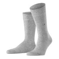 Burlington Herren Socken, 2er Pack - Geschenk-Box "Basic Gift Box" - Uni 2-Pack, Baumwolle, One Size Hellgrau 40-46