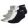 adidas Unisex Quarter Socken, 6er Pack - Linear Cushioned Ankle, Logo, gepolstert, einfarbig