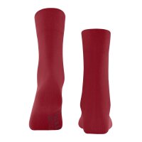 FALKE Damen Socken - Sensitive London, Kurzsocken, einfarbig  Rot 39-42