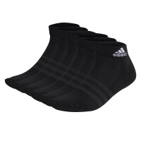 adidas Unisex Quarter Socks, 3-pack - Cushioned Sportswear Ankle, logo, padded, solid color