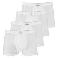 RAGMAN Herren Boxershorts, 4er Pack - Unterwäsche, Unterhose, Baumwollmischung, Logo, einfarbig