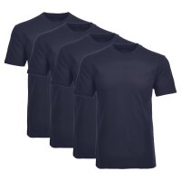 RAGMAN Mens T-Shirt 2-pack - 1/2 sleeve, undershirt, round neck Dark blue XL (X-Large)