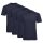 RAGMAN Mens T-Shirt 2-pack - 1/2 sleeve, undershirt, round neck Dark blue XL (X-Large)
