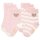 Steiff childrens unisex socks, 2-pack - organic cotton, teddy motif, uni/striped Light Pink 23-26