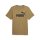 PUMA Men T-shirt - ESS Logo Tee, round neck, cotton, uni Beige (Toasted)