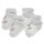 Steiff baby unisex socks, 2-pack - organic cotton, teddy motif, uni/striped