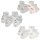 Steiff baby unisex socks, 2-pack - organic cotton, teddy motif, uni/striped