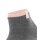 FALKE Damen Sneaker-Socken - Cosy Plush, Bündchen,wärmend, kurz Hellgrau/Rosa 35-38