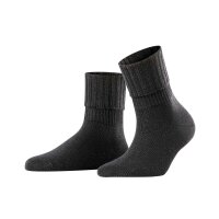 FALKE Damen Socken - Striggings Rib, Kurzssocken, Umschlagsocken, Logo, einfarbig, lang