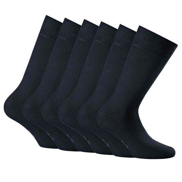 Rohner Basic Unisex Socks, 6-pack - Cotton II, short socks, basic, solid color