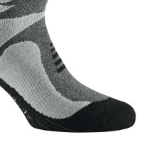Rohner Basic Unisex Trekking Socken, 4er Pack - Basic Outdoor Socks, Sportsocken Grau 35-38