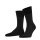 FALKE Mens Socks - Shadow, socks, cotton, logo, long, unicoloured Black/Grey 45-46
