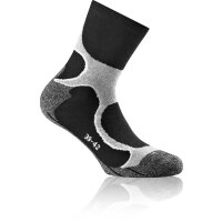 Rohner Basic Unisex Running Quarter Socken, 4er Pack - Sportsocken, Outdoor, Walking Grau 35-38