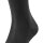 FALKE Herren Kniestrümpfe Multipack - Tiago, Socken, Bio-Baumwolle, Logo, lang, einfarbig Schwarz 43-44 3er Pack (3x1P)