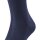 FALKE Mens Knee Socks - Tiago, Socks, Organic Cotton, Logo, long, one color Dark Blue 47-48