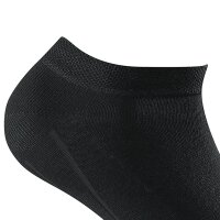 Rohner Basic Unisex Sneaker Socken, 6er Pack - Invisible Sneakers Schwarz 35-38 (2.5-5 UK)