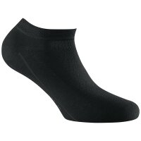 Rohner Basic Unisex Sneaker Socks, 3 Pack - Invisible Sneakers Black 39-42 (5.5-8 UK)