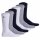 LACOSTE Unisex Socken, 6er Pack - Tennissocken, Baumwollmischung, einfarbig  Weiß/Grau/Dunkelblau 35-38