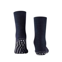 FALKE Unisex Socks - Homepads, house socks, nubs, merino wool Dark blue 39-42