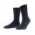 FALKE Unisex Socks - Homepads, house socks, nubs, merino wool Dark blue 39-42