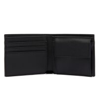 LACOSTE Mens Wallet - M Billfold Coin, Faux Leather, 9.5x12x2.5cm (HxLxW) Black