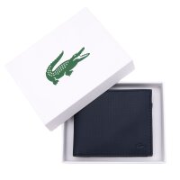 LACOSTE Herren Geldbörse - M Billfold Coin, Münzfach, Kunstleder, 9,5x12x2,5cm (HxLxB) Blau
