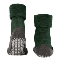 FALKE Unisex Hausschuhe - Cosyshoe SO CP, Pantoffeln, Anti-Rutsch, einfarbig Dunkelgrün 41-42