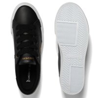 LACOSTE Damen Sneaker - ZIANE PLATFORM, Turnschuhe, Plateau-Sohle, Echt Leder Schwarz EUR 41