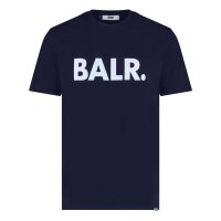 BALR. Mens T-Shirt - Brand Straight T-Shirt, Round Neck, Cotton, Logo