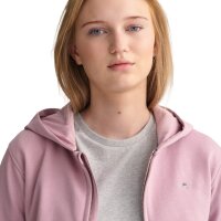 GANT Kinder Sweatjacke - SHIELD FULL ZIP HOODIE, Kapuze, Reißverschluss, Baumwolle Flieder 170