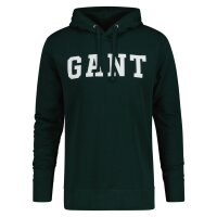 GANT Mens Hoodie - LOGO SWEAT HOODIE, Hooded sweatshirt, Cotton mix, Logo